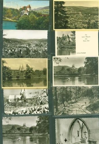 Murrhardt Lot mit 23 AK Original aus Musterbuch des Metzverlages rückseitig Haftspuren