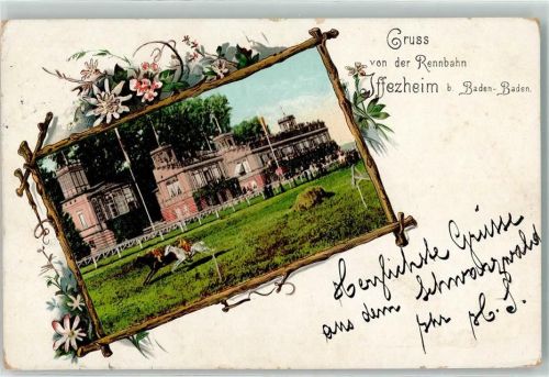 Iffezheim 1902 Pferderennbahn
