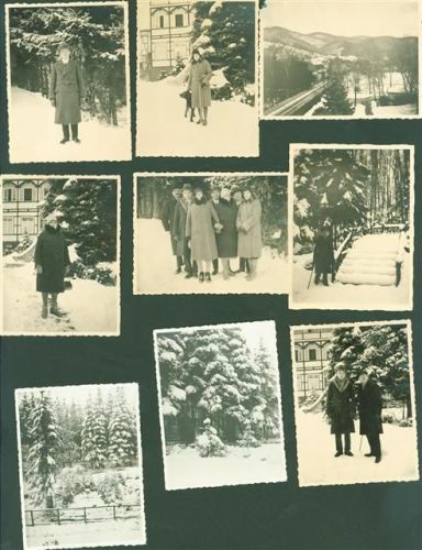 Sülzhayn Lot mit 11 Fotos Klebereste rückseitig