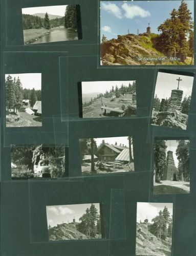 Bayerisch Eisenstein Lot mit 10 Fotos unterschiedliche Grössen Großer Falkenstein Original aus Archiv eines Ansichtskartenverlages