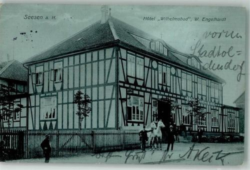 Seesen 1912 Hotel Wilhelmsbad Pferde Schimmel