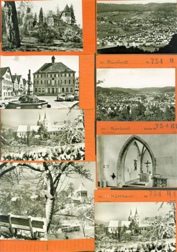 Murrhardt Lot mit 24 AK Musterkarten Original aus Metzarchiv Bestellvorgänge und Auflagenzahlen