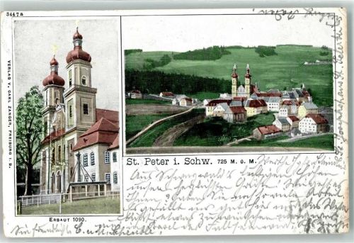 St. Peter 1903 Kloster St. Peter