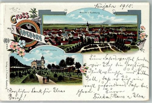 Radeburg 1909 Gasthaus Bismarckhöhe