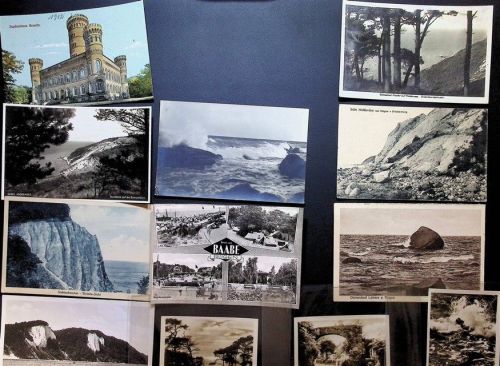 Rügen Lot mit 12 AK und 11 Fotos oft Stubbenkammer