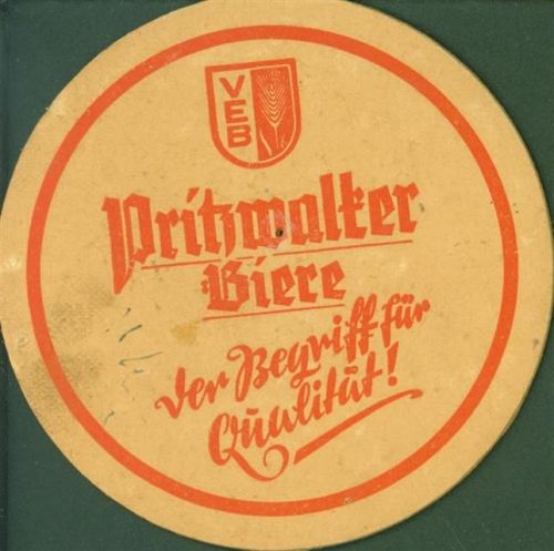 Pritzwalk Pritzwalker Biere VEB