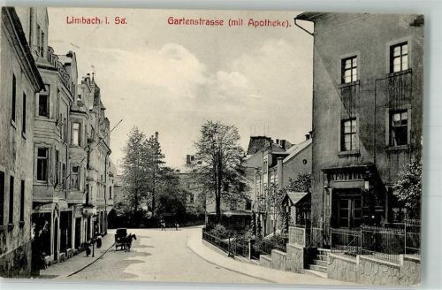 Limbach-Oberfrohna 1907 Gartenstraße Apotheke