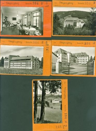 Obergünzburg Lot mit 5 AK Musterkarten Original aus Metzarchiv Bestellvorgänge und Auflagenzahlen
