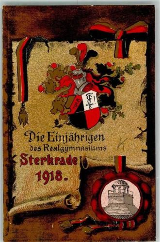 Sterkrade 1918 Die Einjährigen Schwarz-Weiß-Rot