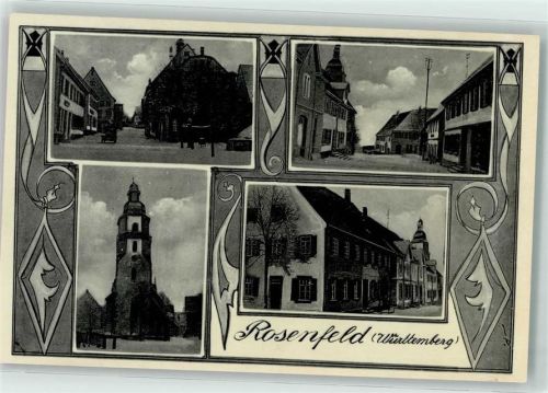 Rosenfeld Kirche Straße Auto