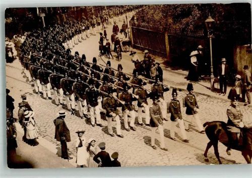Dresden 1913 Militärparade Ort lt. Stempel