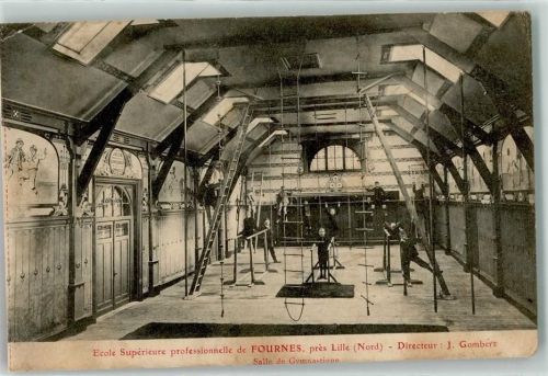 Fournes 1914 Berufsschule Gymnastiksaal
