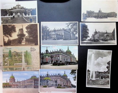 Potsdam Lot mit 21 AK inkl. 14 AK im Originaleinband oft Schloss Sansouci