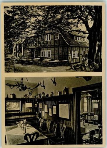 Wilsede Gasthaus zum Heidemuseum Gaststube Nebenzimmer Gartenterrasse