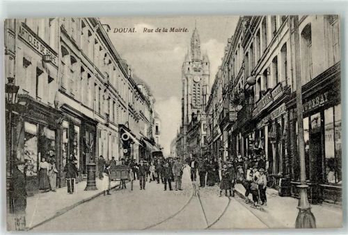 59500 Douai 1915 - Rue de la Mairie Hydrant