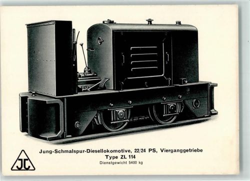 Arn. Jung Lokomotivfabrik , Schmalspur-Diesellok 22/24 PS Type ZL 114