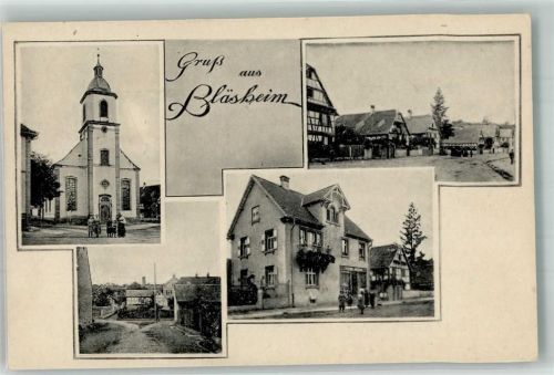 Blaesheim 1918 Kirche
