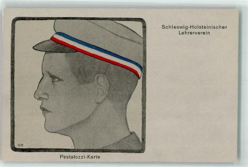 Pestalozzi Karte Schleswig-Holsteiner Lehrerverein AK