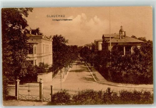 Glauchau 1911 Amtsgerichtsstraße