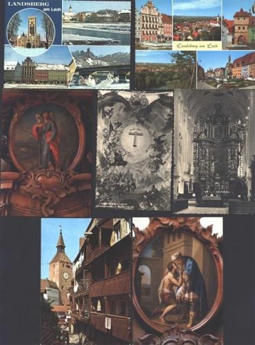 Landsberg Lot mit 9 div AK