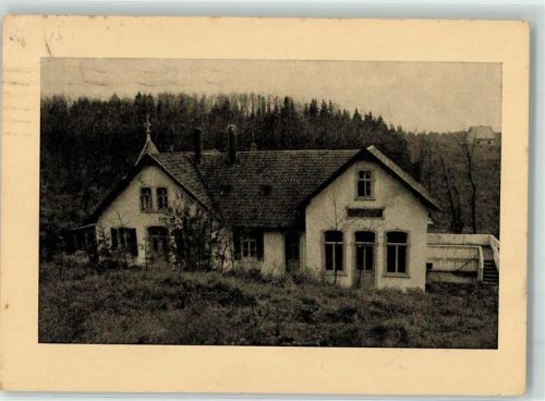 Oerlinghausen St. Hedwigshaus Erholungsheim Ostdeutsche Volksbildungsstätte Spende Notopfer 2 Berlin Steuermarke