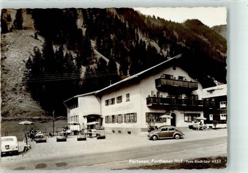 Partenen Gasthaus Parthener Hof VW Käfer Auto