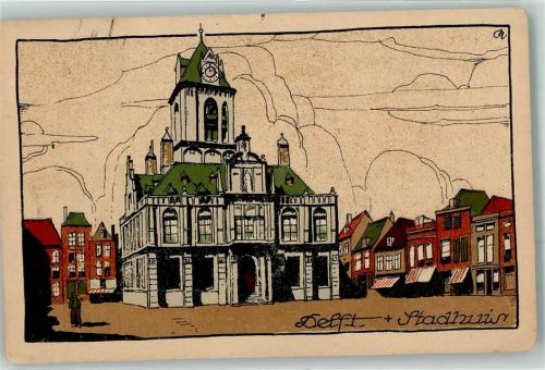 Delft Stadthuis Uhr