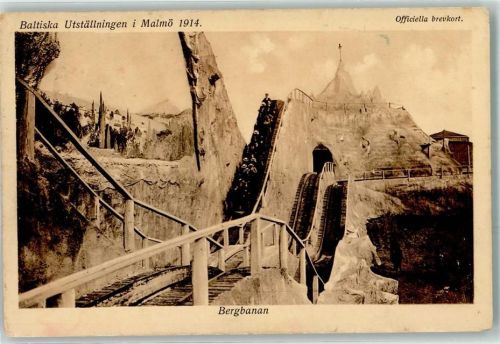 Malmö 1914 Baltiska Utställningen Bergbanan