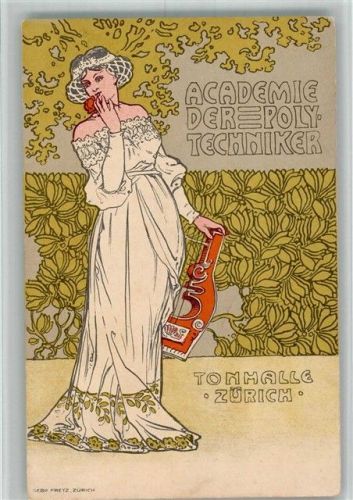 Zürich Academie der Polytechniker Art Nouveau