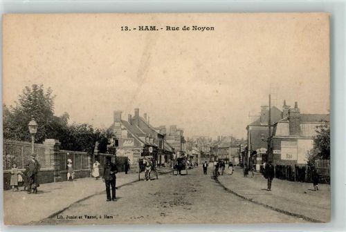 Ham 1914 Rue de Noyon