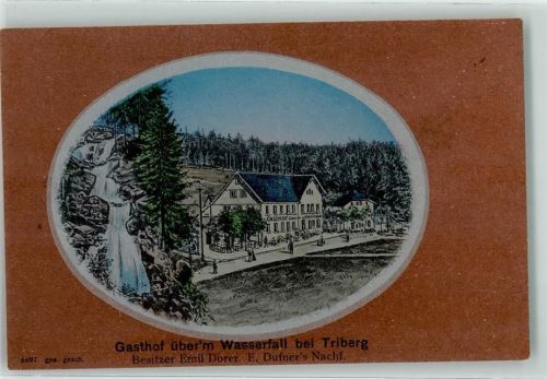 Triberg Gasthaus über'm Wasserfall Wasserfall