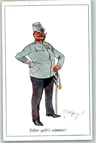 Höher gehts nimmer Uniform Soldat BKW I Nr 823-6