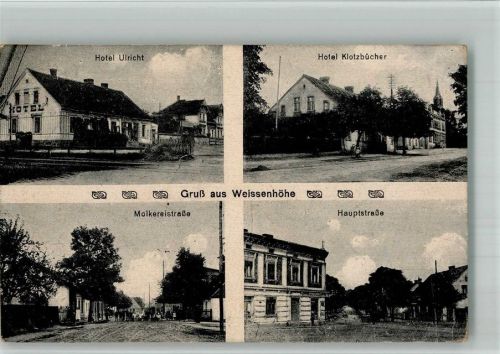 Weißenhöhe 1919 Hotel Ulricht Klotzbücher Molkereistrasse Hauptstrasse