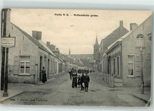 Putte Antwerpen 1915 - Hollandsche grens Kirche I. Landsturm Infanterie Bataillon Mannheim