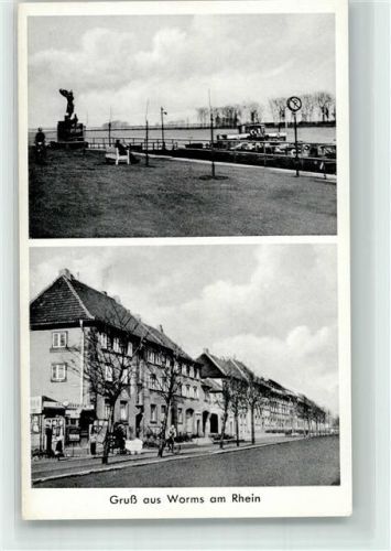 Worms mit Hagendenkmal und Siedlungshäuser Beck-Verlag P 72
