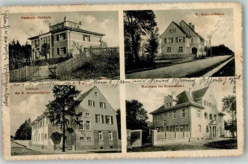 Hammelburg 1914 Lager Generals Gebäude Wohnhaus Kommandantur Feldpost