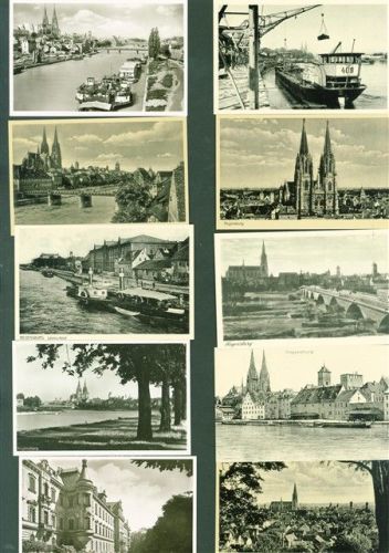 Regensburg Lot mit 19 AK Originale aus dem Archiv des Metzverlages