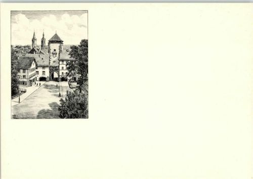 Villingen Zeichnung des Riettores