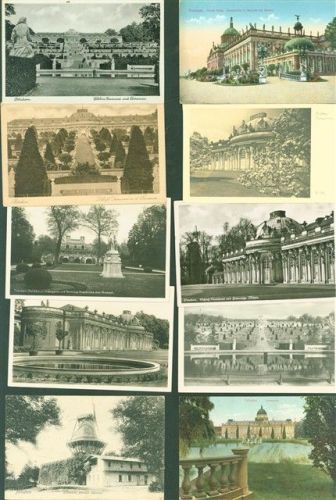Potsdam Lot mit 22 AK Schloss Sanssouci, Nikolaikirche u.a.