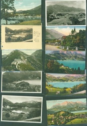Kochel Lot mit 25 AK Originale aus dem Archiv des Metzverlages viele mit Kleberesten rückseitig