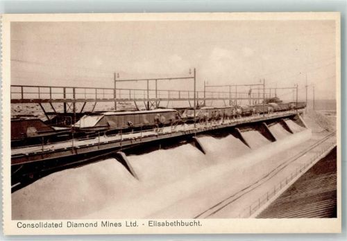Lüderitz Elisabethbucht Diamond Mines Industrie Kupfertiefdruck Knackstedt & Co Verlag Hubrich Nr. 15 AK