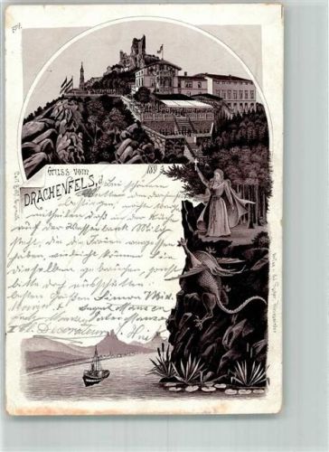 Drachenfels 1899