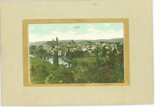 Hof stabile Kartonpassepartout mit Aufsteller