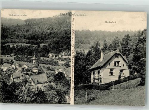 Bad Liebenzell 1915 Schwesternheim Gasthaus Kaffeehof