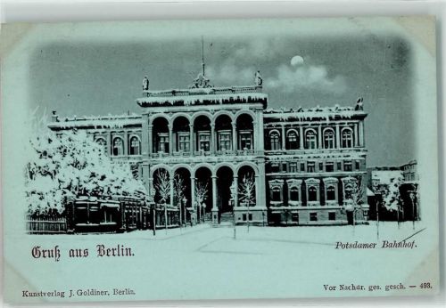 Tiergarten Potsdamer Bahnhof Winter