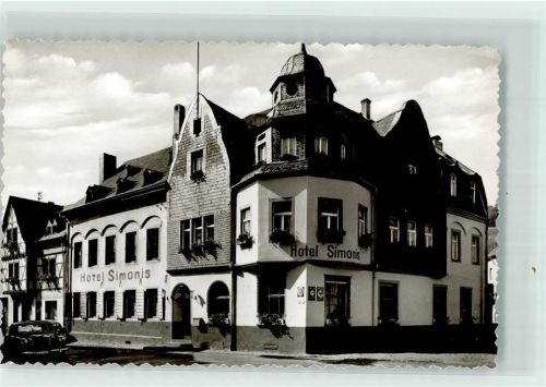 Kobern Hotel Simonis Emailleschild