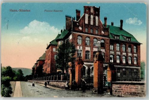Hann Münden 1916 Pionier Kaserne Feldpost Garnison Komp. Kurh. Pion. Batl. 11
