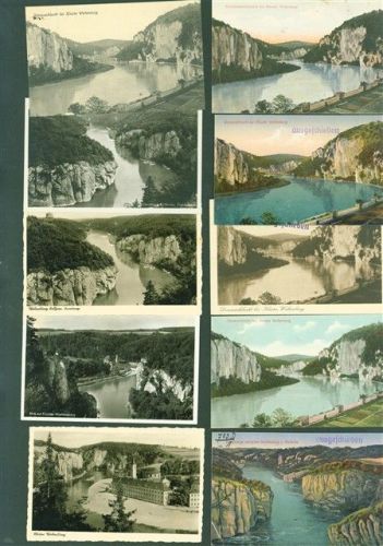 Kelheim und Umgebung Lot mit 24 AK Originale aus dem Archiv des Metzverlages Klebereste rückseitig