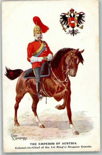 The Emperor of Austia Wappen Uniform sign. Edgar Holloway