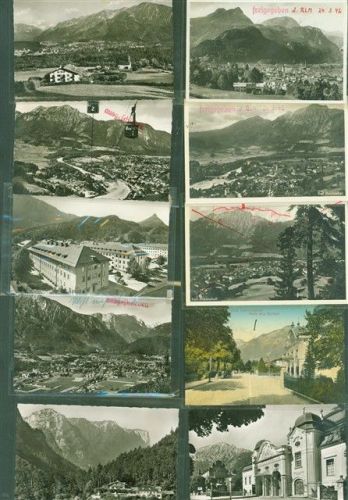 W8230 Bad Reichenhall Lot mit 25 AK Originale aus dem Archiv des Metzverlages teils Klebereste rückseitig Mönch Posten 21 bis 100 AK